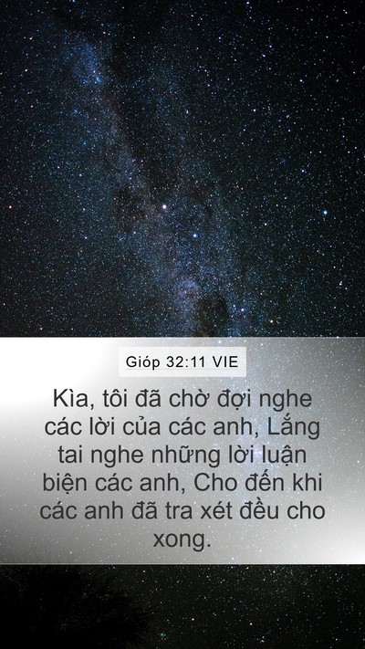 Gióp 32:11 VIE Bible Verse Image