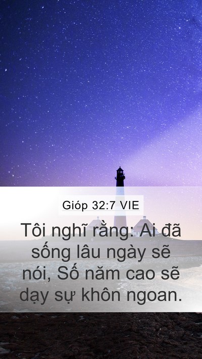 Gióp 32:7 VIE Bible Verse Image