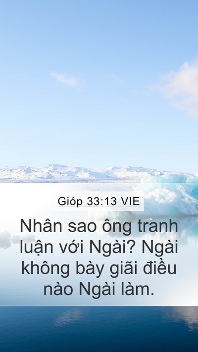 Gióp 33:13 VIE Bible Verse Image