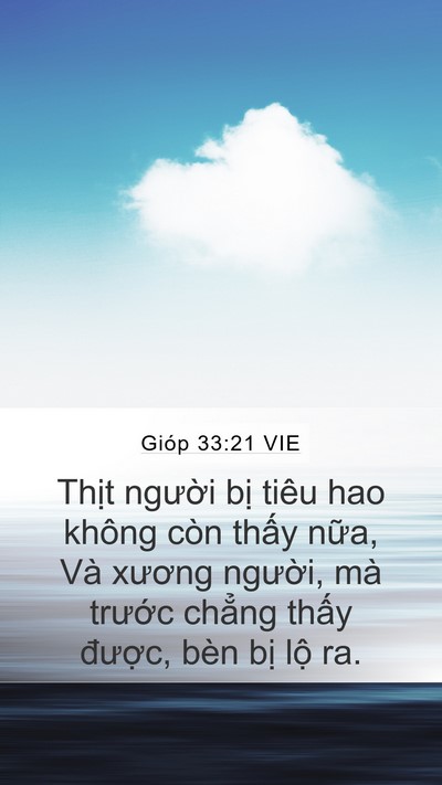 Gióp 33:21 VIE Bible Verse Image