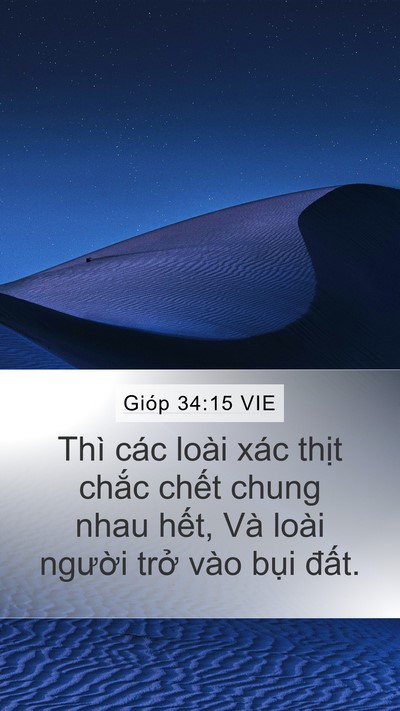 Gióp 34:15 VIE Bible Verse Image
