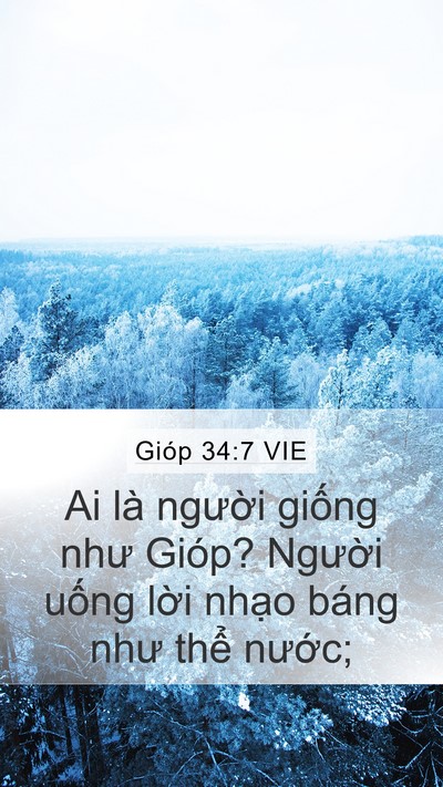 Gióp 34:7 VIE Bible Verse Image