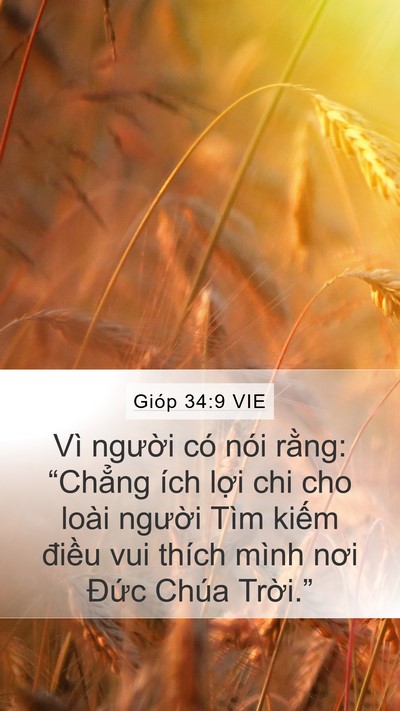 Gióp 34:9 VIE Bible Verse Image