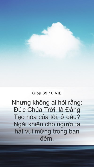Gióp 35:10 VIE Bible Verse Image