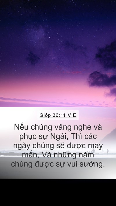 Gióp 36:11 VIE Bible Verse Image
