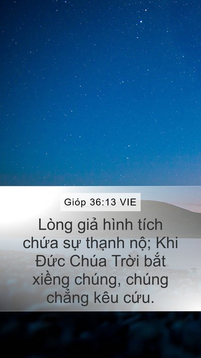 Gióp 36:13 VIE Bible Verse Image