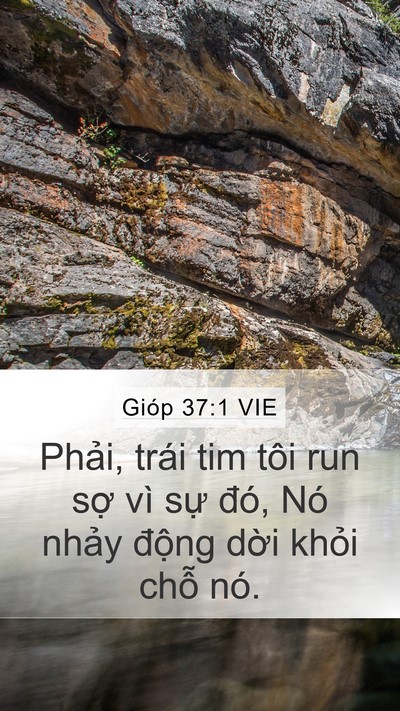 Gióp 37:1 VIE Bible Verse Image