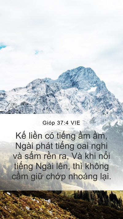 Gióp 37:4 VIE Bible Verse Image