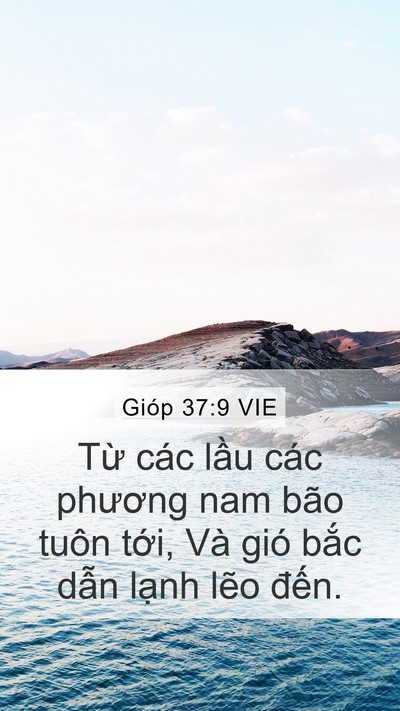 Gióp 37:9 VIE Bible Verse Image