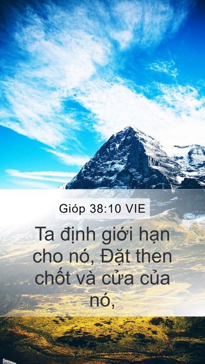 Gióp 38:10 VIE Bible Verse Image