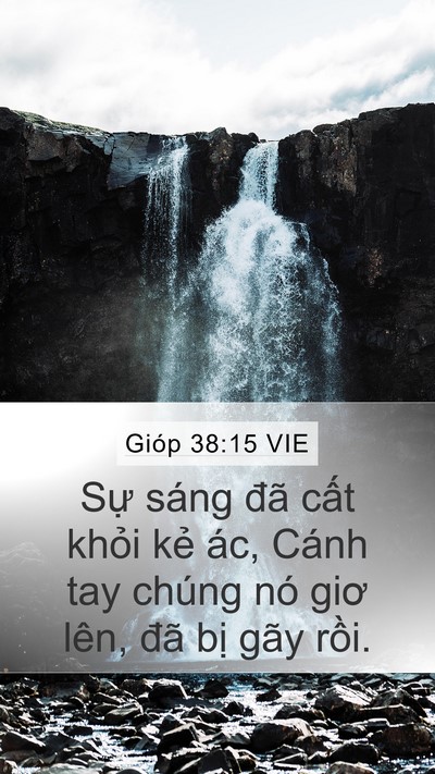 Gióp 38:15 VIE Bible Verse Image