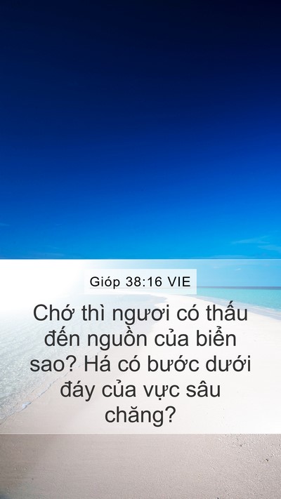 Gióp 38:16 VIE Bible Verse Image