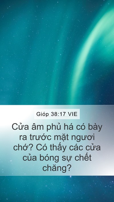 Gióp 38:17 VIE Bible Verse Image