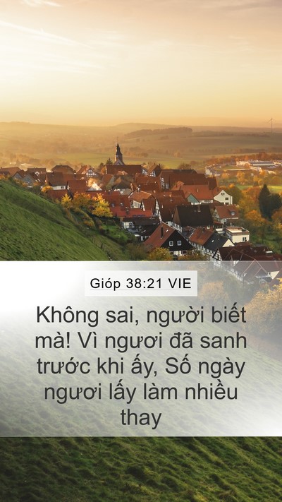 Gióp 38:21 VIE Bible Verse Image