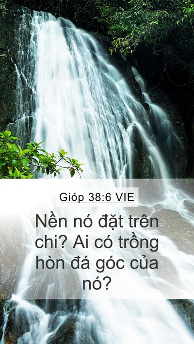 Gióp 38:6 VIE Bible Verse Image