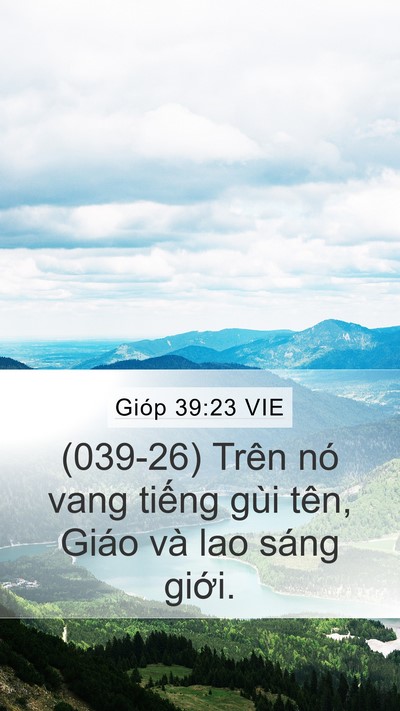 Gióp 39:23 VIE Bible Verse Image