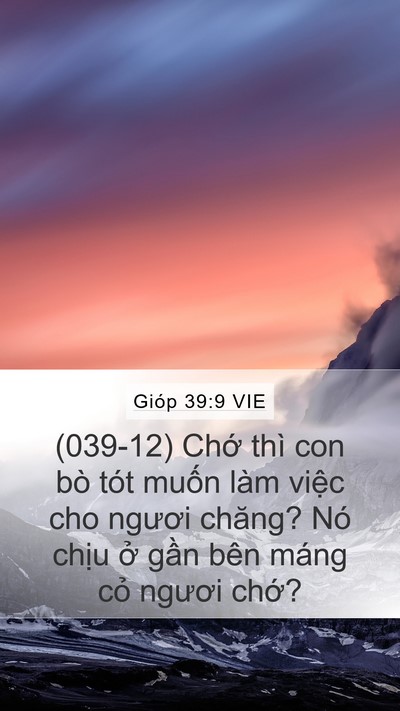 Gióp 39:9 VIE Bible Verse Image