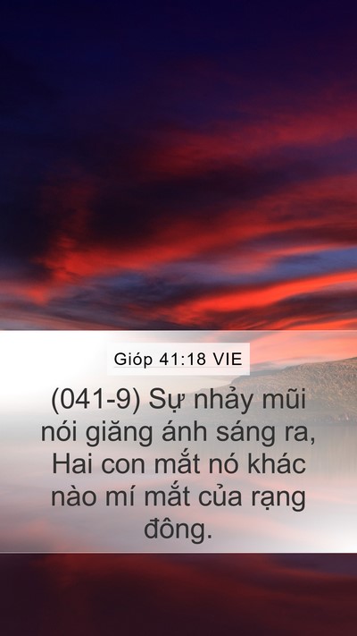 Gióp 41:18 VIE Bible Verse Image