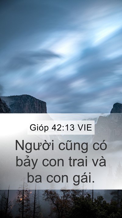 Gióp 42:13 VIE Bible Verse Image