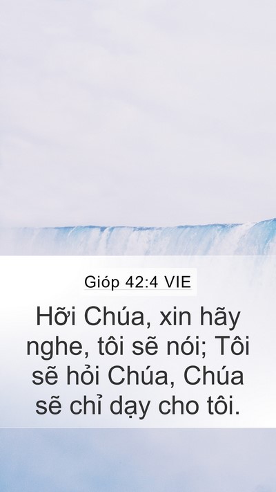 Gióp 42:4 VIE Bible Verse Image