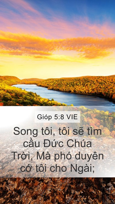 Gióp 5:8 VIE Bible Verse Image