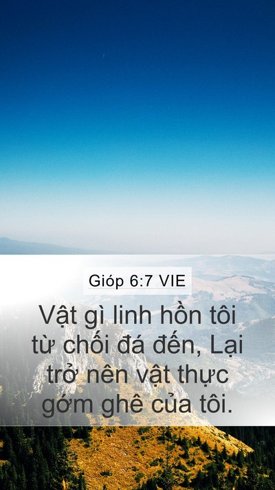 Gióp 6:7 VIE Bible Verse Image