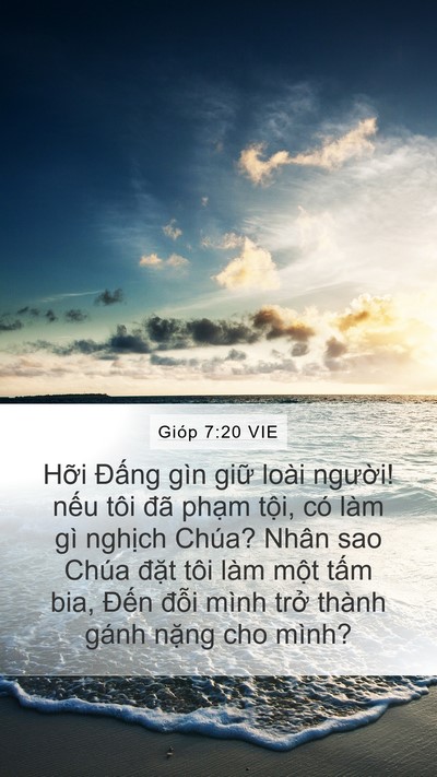 Gióp 7:20 VIE Bible Verse Image