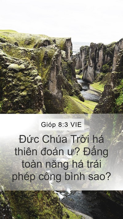 Gióp 8:3 VIE Bible Verse Image