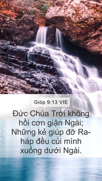 Gióp 9:13 VIE Bible Verse Image