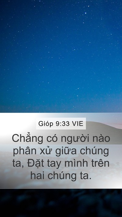 Gióp 9:33 VIE Bible Verse Image