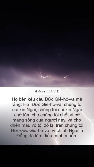Giô-na 1:14 VIE Bible Verse Image