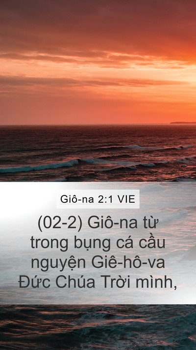 Giô-na 2:1 VIE Bible Verse Image
