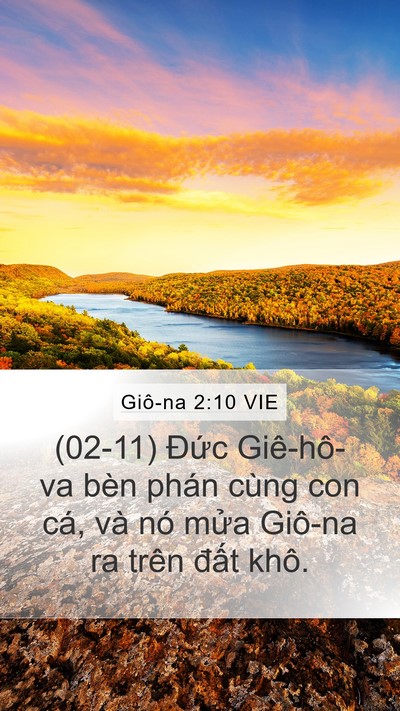 Giô-na 2:10 VIE Bible Verse Image