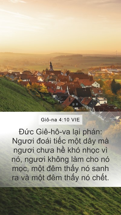 Giô-na 4:10 VIE Bible Verse Image