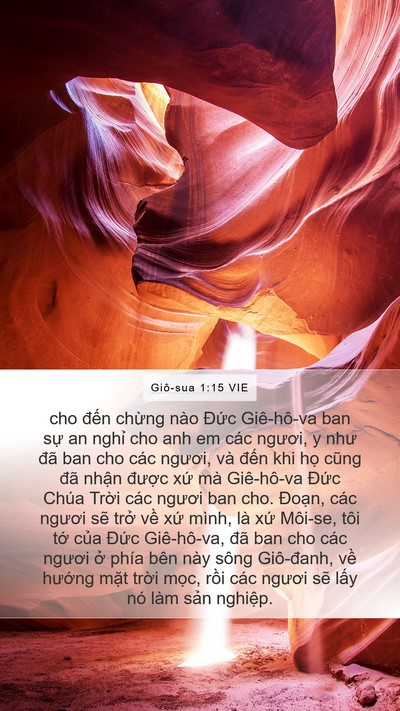 Giô-sua 1:15 VIE Bible Verse Image