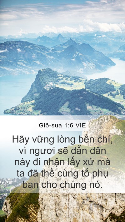 Giô-sua 1:6 VIE Bible Verse Image