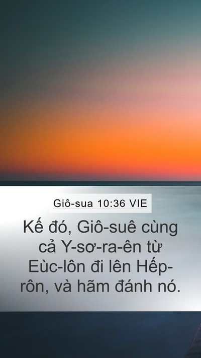 Giô-sua 10:36 VIE Bible Verse Image