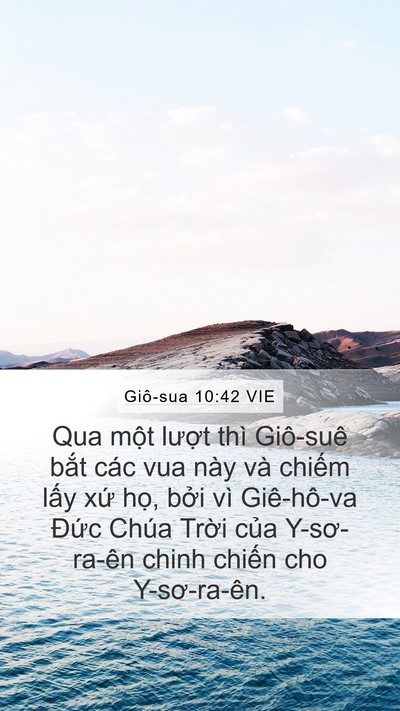 Giô-sua 10:42 VIE Bible Verse Image