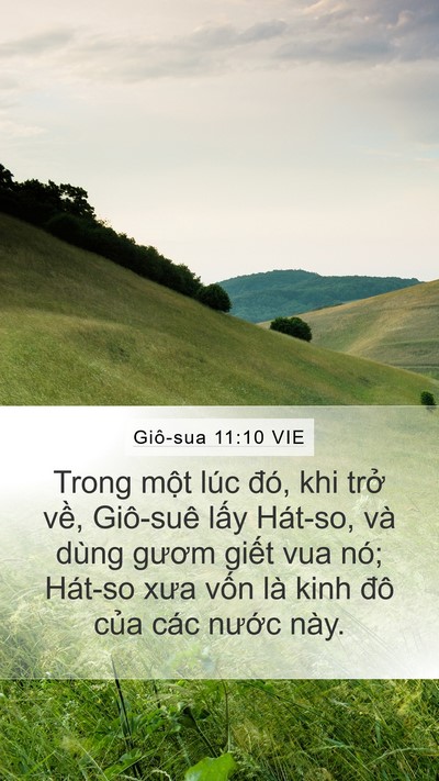 Giô-sua 11:10 VIE Bible Verse Image