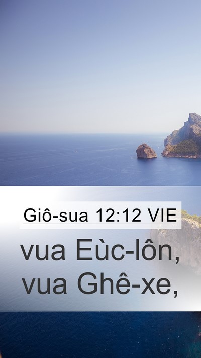 Giô-sua 12:12 VIE Bible Verse Image
