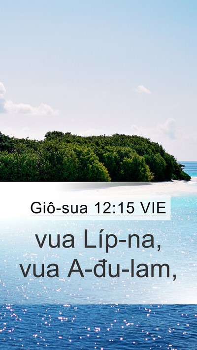 Giô-sua 12:15 VIE Bible Verse Image