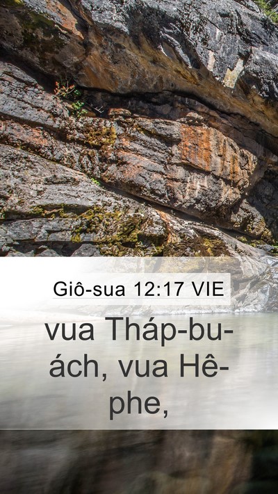 Giô-sua 12:17 VIE Bible Verse Image