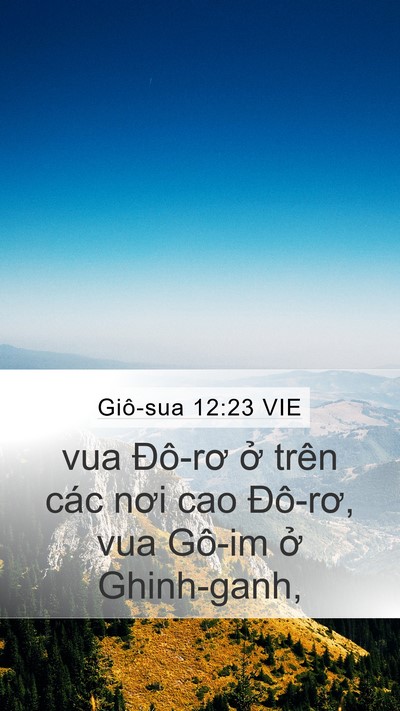 Giô-sua 12:23 VIE Bible Verse Image