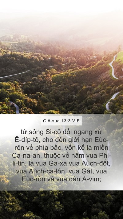 Giô-sua 13:3 VIE Bible Verse Image