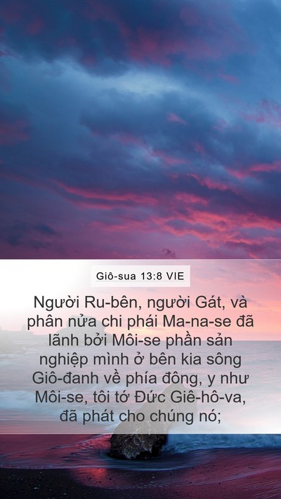 Giô-sua 13:8 VIE Bible Verse Image