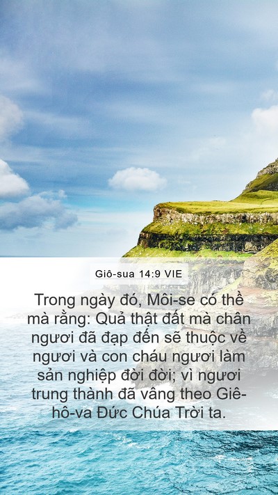 Giô-sua 14:9 VIE Bible Verse Image