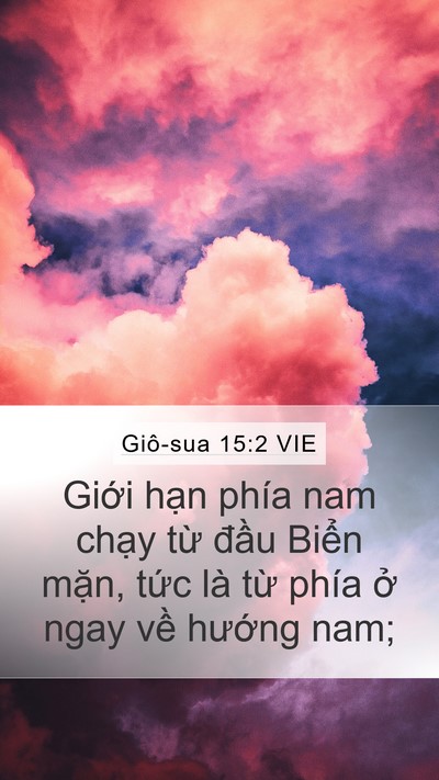 Giô-sua 15:2 VIE Bible Verse Image