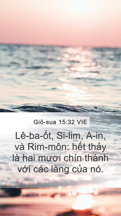 Giô-sua 15:32 VIE Bible Verse Image