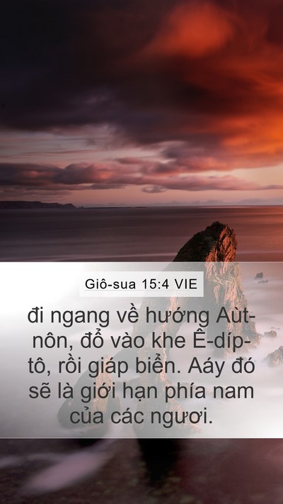 Giô-sua 15:4 VIE Bible Verse Image