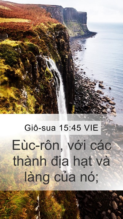 Giô-sua 15:45 VIE Bible Verse Image